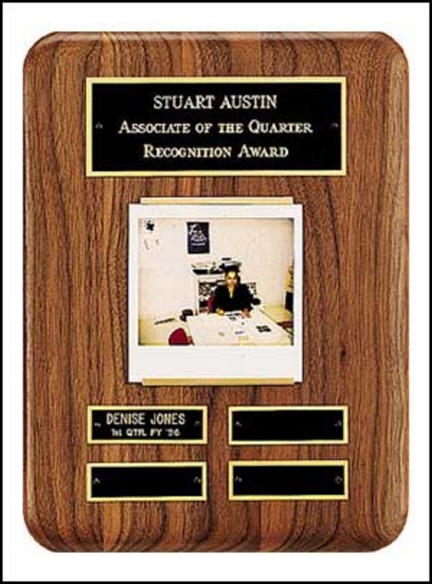 Perpetual Photo Plaque with 4 Plates (9"x12")